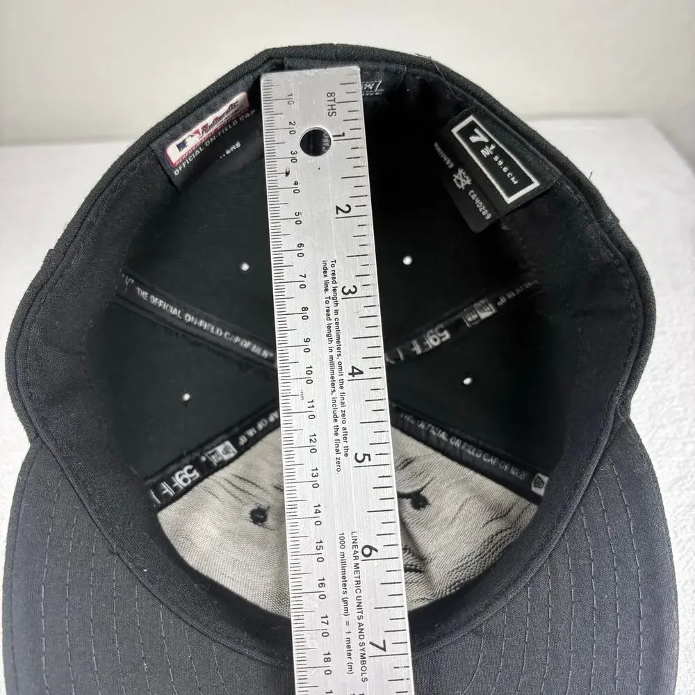 Chicago White Sox MLB Baseball Hat 2007-11 New Era 59FIFTY On Field Cap 7 1/2